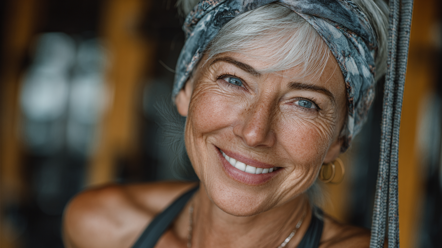 Група людей практикує йогу у спокійному середовищі