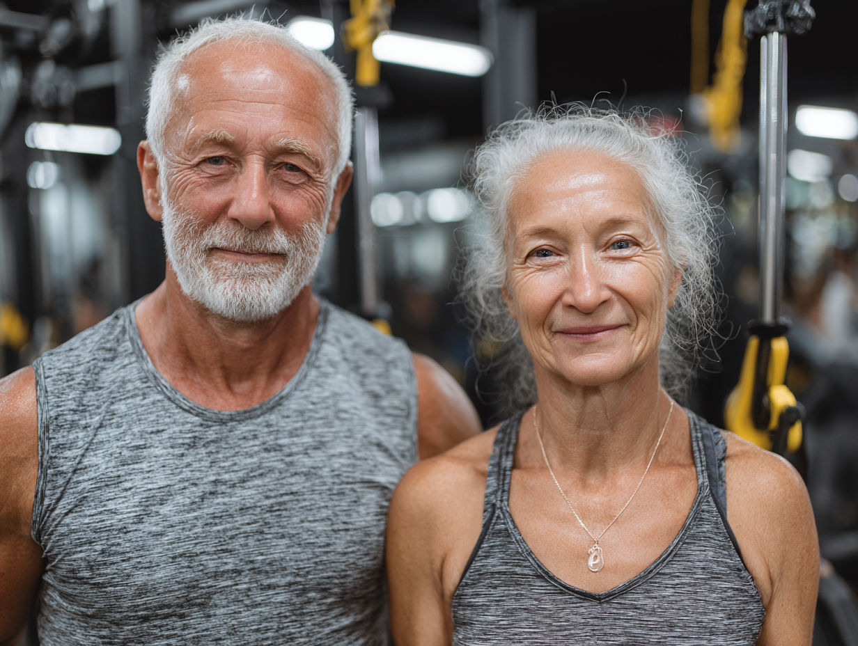 Група людей виконує медитативні вправи на природі